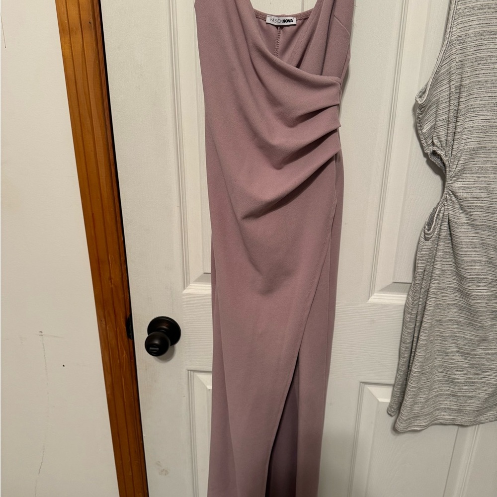 a new day One Shoulder Mauve Dress